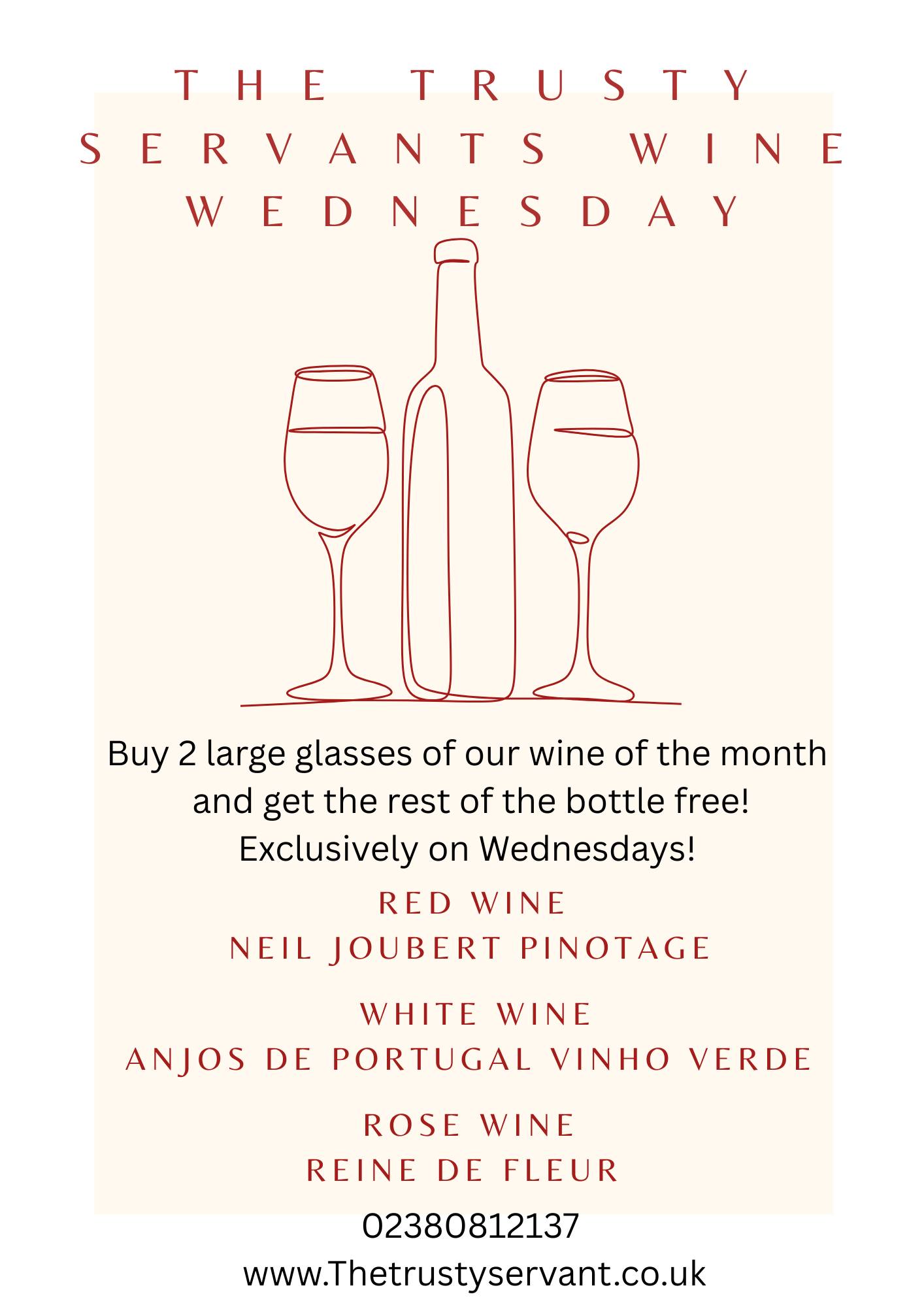 The Trusty Servant - Wine Wednesday poster